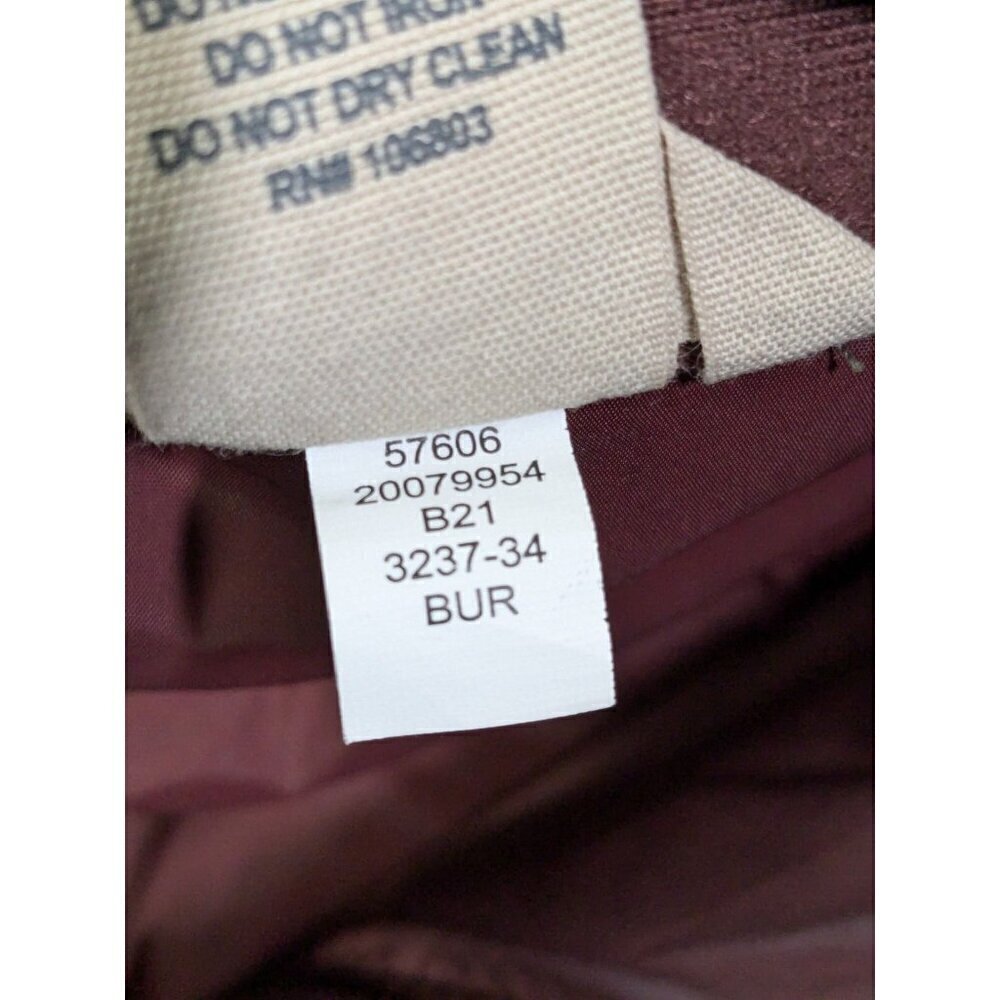 Duluth Trading Co Cold Reliable Down Vest Womens Small Puffer Zip Burgundy - Picture 4 of 12